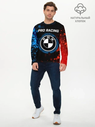 Мужской лонгслив базовый / БМВ - Racing