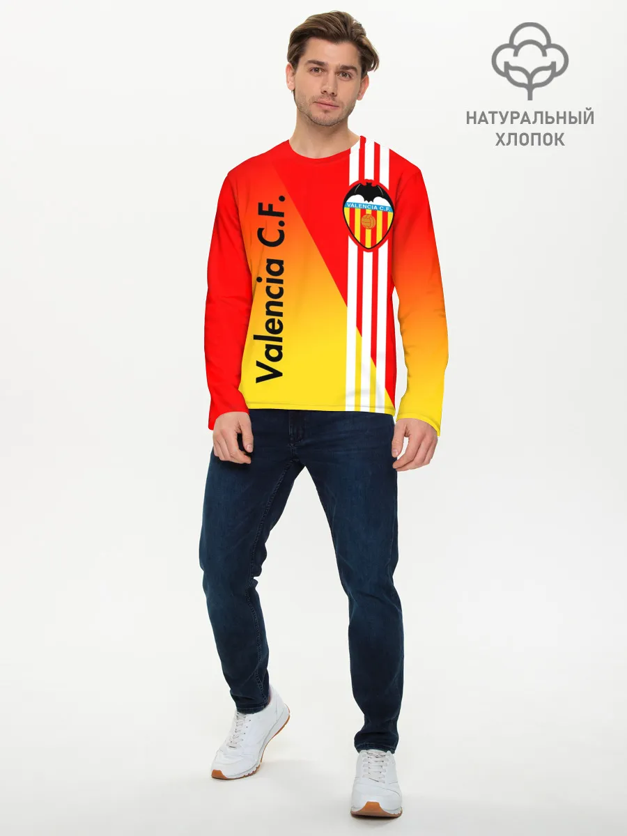 Мужской лонгслив базовый / FC VALENCIA / ФК ВАЛЕНСИЯ