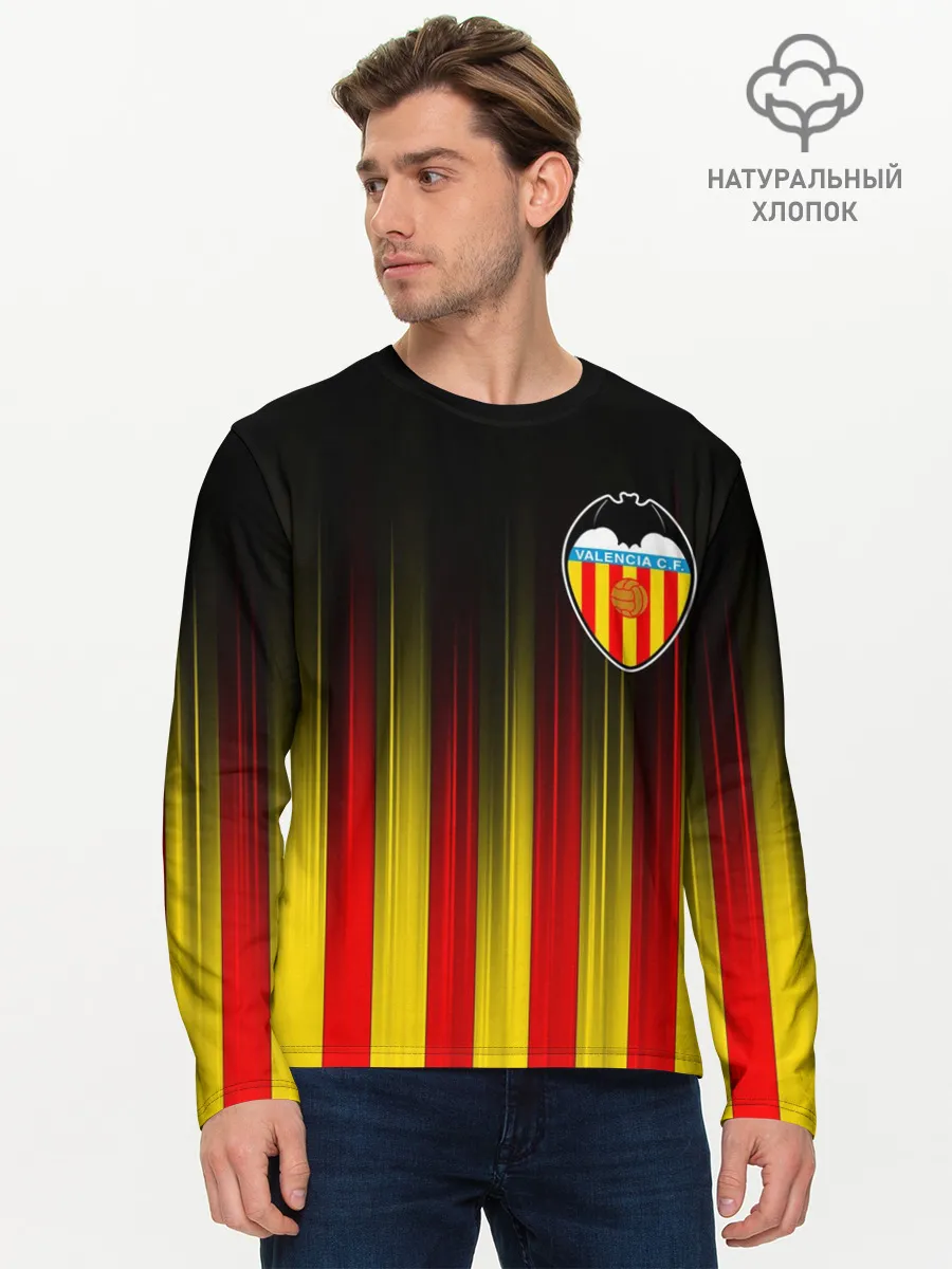 Мужской лонгслив базовый / FC VALENCIA / ФК ВАЛЕНСИЯ