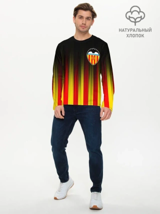 Мужской лонгслив базовый / FC VALENCIA / ФК ВАЛЕНСИЯ
