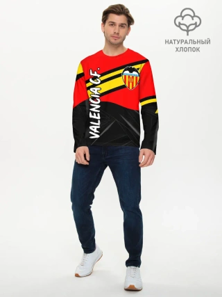 Мужской лонгслив базовый / FC VALENCIA / ФК ВАЛЕНСИЯ