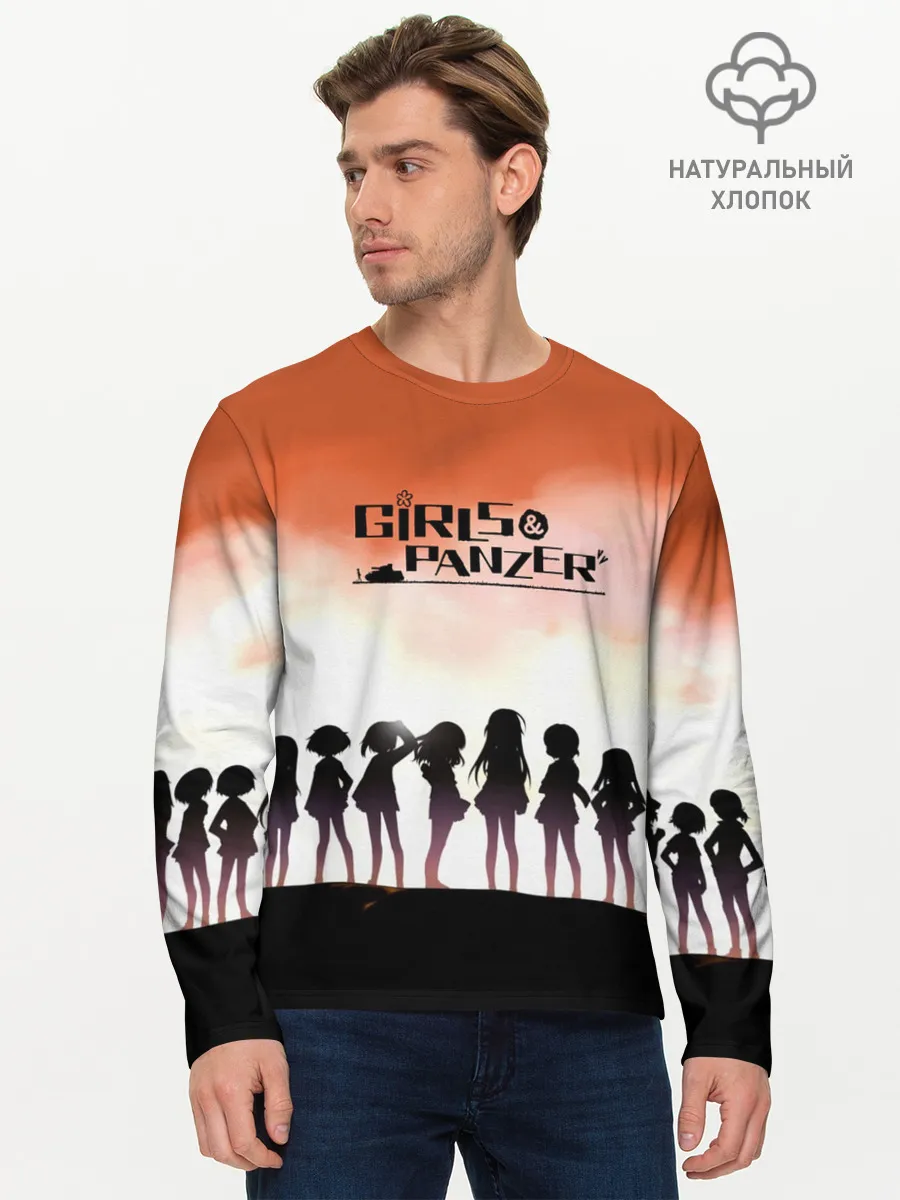 Мужской лонгслив базовый / Girls und Panzer | Poster