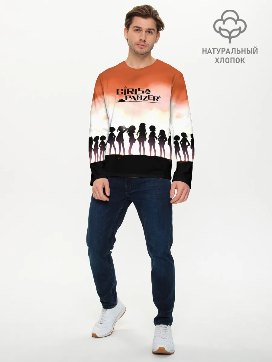 Мужской лонгслив базовый / Girls und Panzer | Poster
