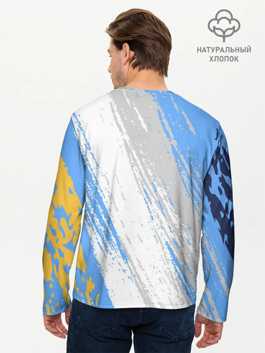 Мужской лонгслив базовый / МАНЧЕСТЕР СИТИ / МАНЧЕСТЕР