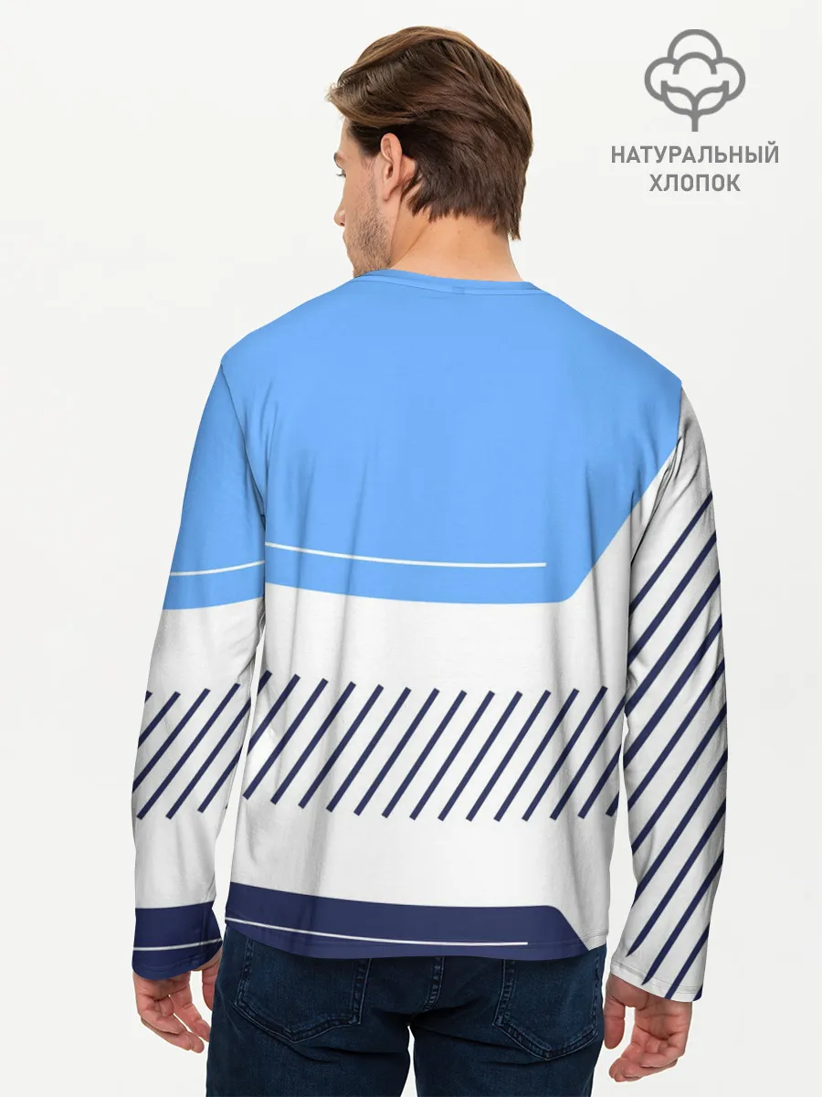 Мужской лонгслив базовый / МАНЧЕСТЕР СИТИ / МАНЧЕСТЕР