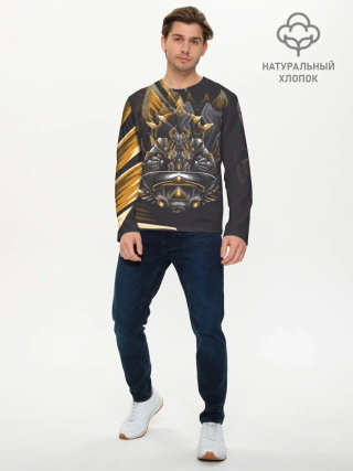 Мужской лонгслив базовый / Монстр