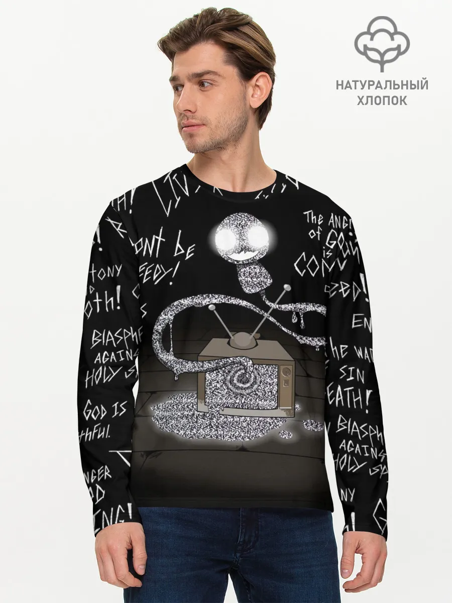 Мужской лонгслив базовый / The Binding of Isaac