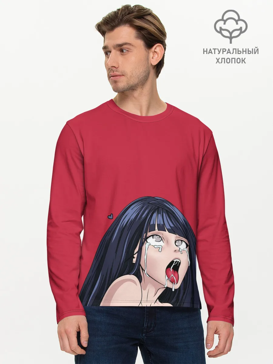 Мужской лонгслив базовый / ХИНАТА АХЕГАО | AHEGAO