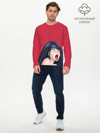 Мужской лонгслив базовый / ХИНАТА АХЕГАО | AHEGAO