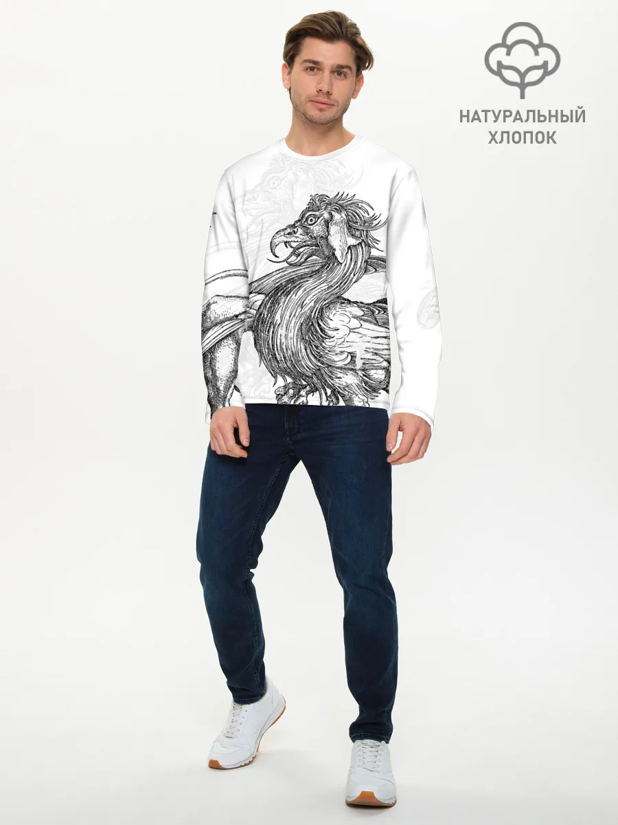 Мужской лонгслив базовый / Грифон