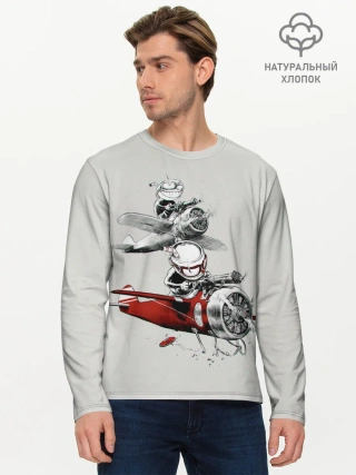 Мужской лонгслив базовый / Flying Cup