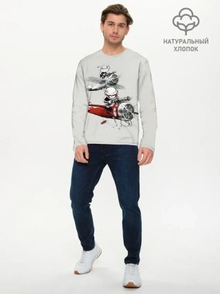 Мужской лонгслив базовый / Flying Cup