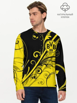 Мужской лонгслив базовый / ФК БОРУССИЯ / FC BORUSSIA