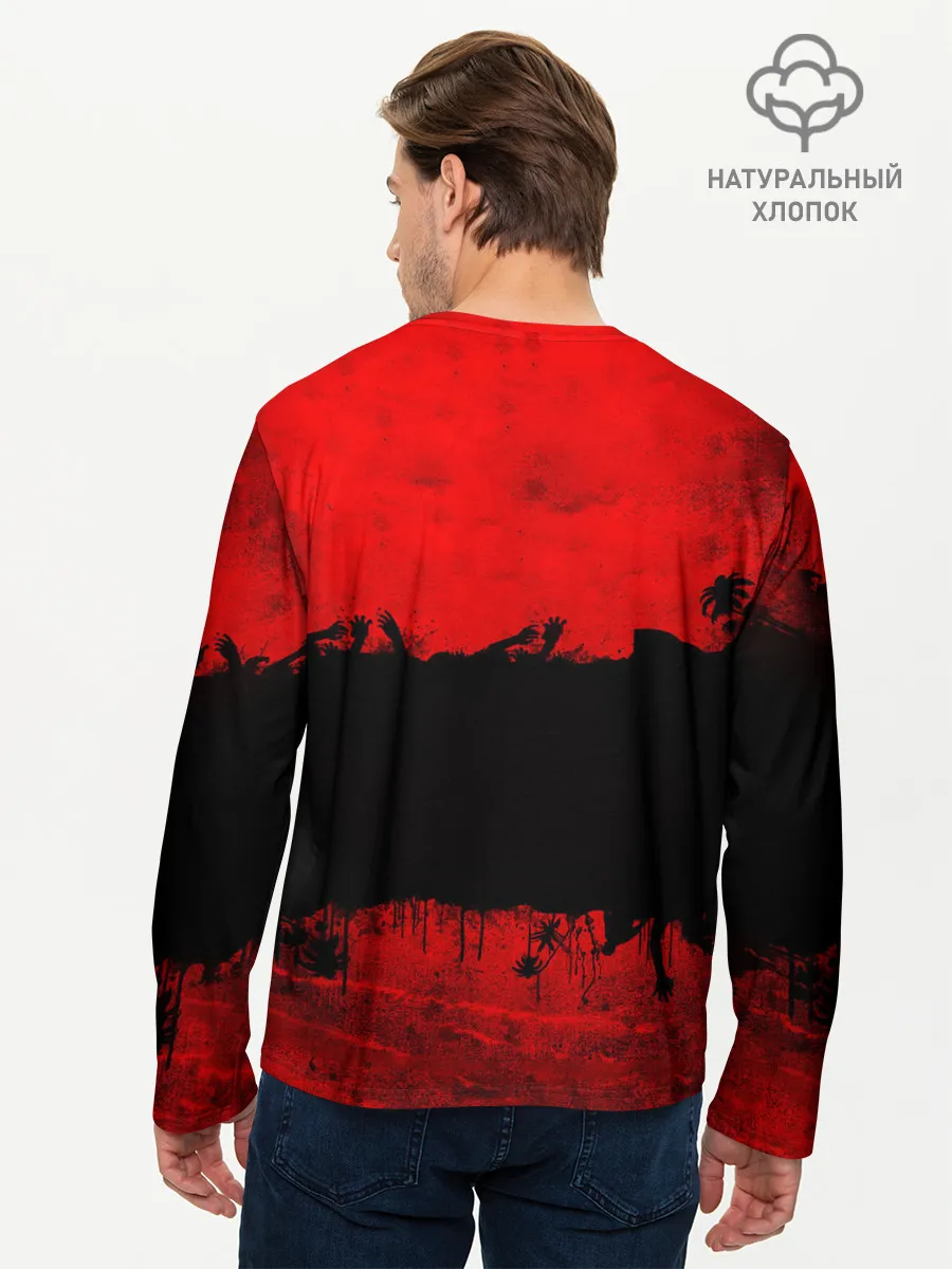 Мужской лонгслив базовый / Island of blood
