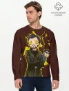 Мужской лонгслив базовый / Anime Adam Jensen