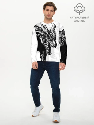 Мужской лонгслив базовый / Dragon