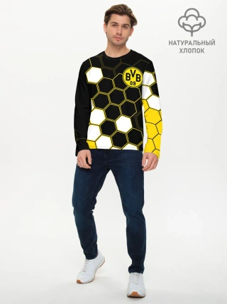 Мужской лонгслив базовый / ФК БОРУССИЯ / FC BORUSSIA
