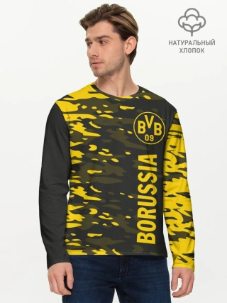 Мужской лонгслив базовый / ФК БОРУССИЯ / FC BORUSSIA