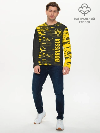 Мужской лонгслив базовый / ФК БОРУССИЯ / FC BORUSSIA
