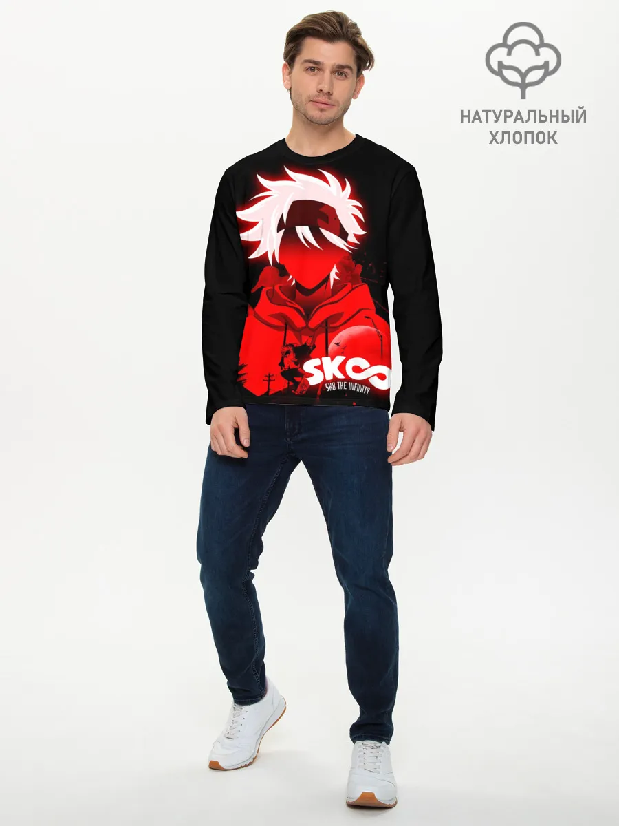 Мужской лонгслив базовый / SK8 the Infinity. Reki