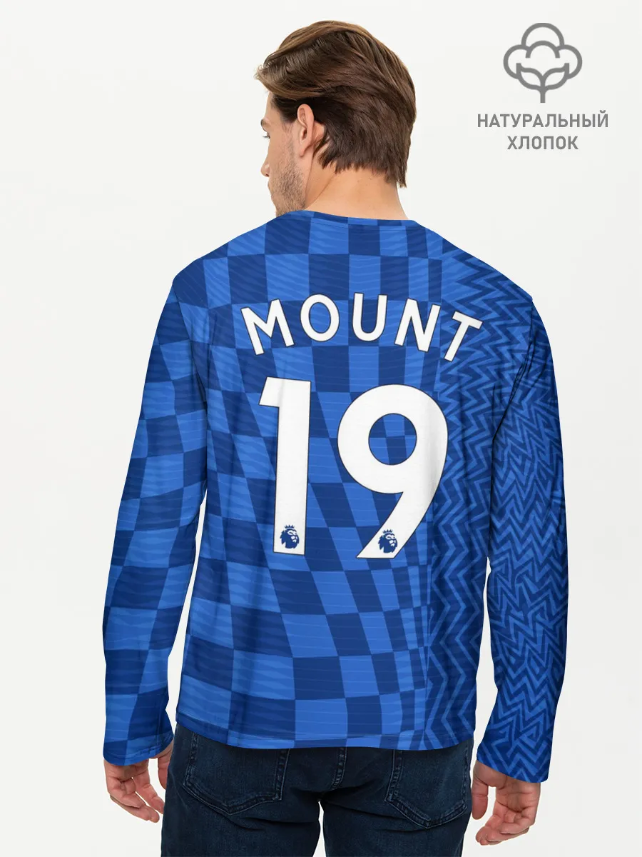 Мужской лонгслив базовый / Маунт Челси форма 2021/2022