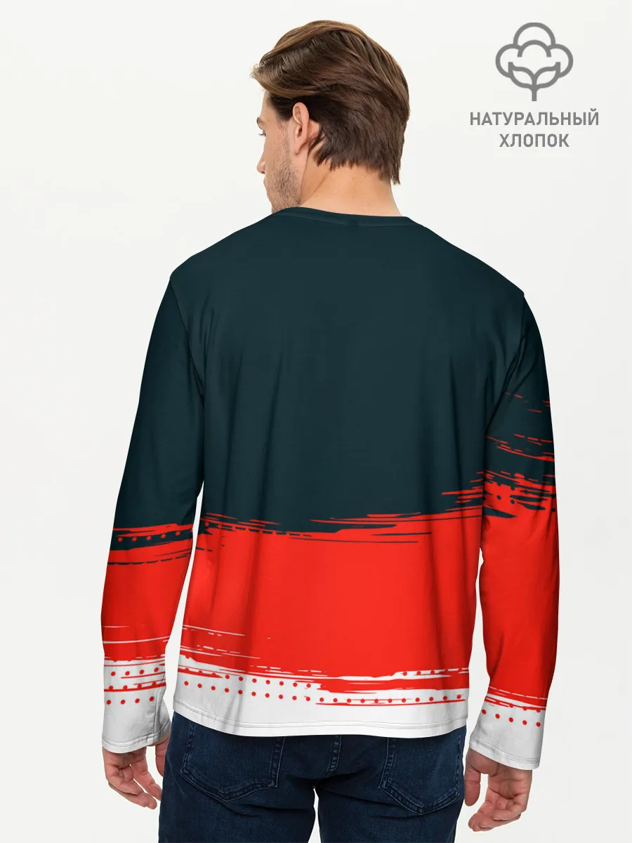 Мужской лонгслив базовый / MITSUBISHI | МИТСУБИШИ