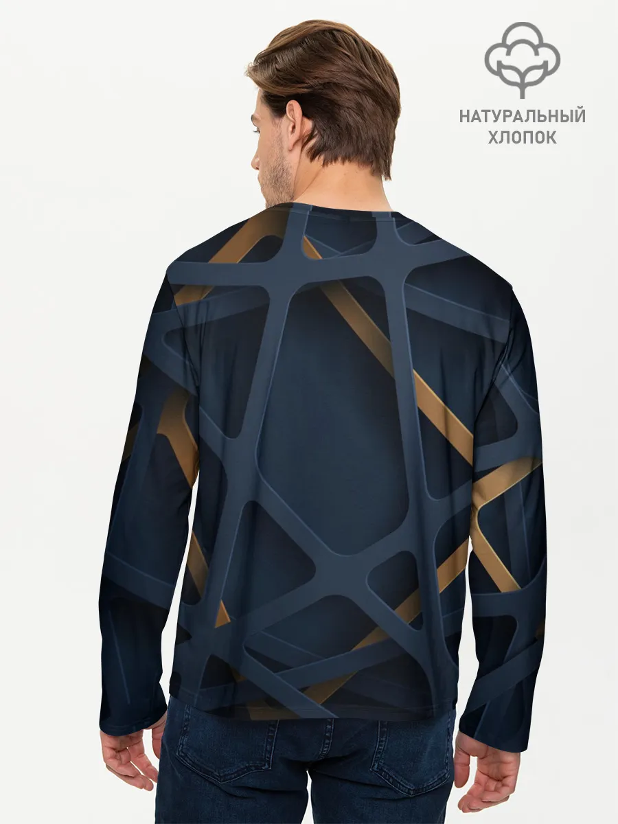 Мужской лонгслив базовый / Ниндзя