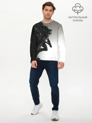 Мужской лонгслив базовый / Jensen Revolution