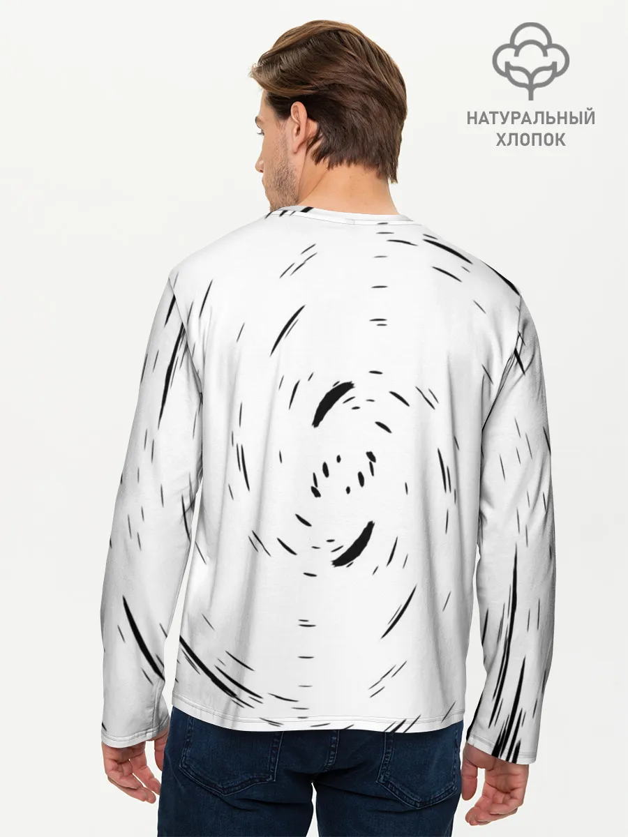 Мужской лонгслив базовый / Либе демон Аста