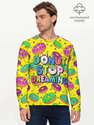 Мужской лонгслив базовый / DONUTS