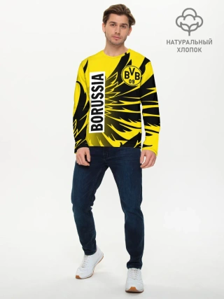 Мужской лонгслив базовый / ФК БОРУССИЯ / FC BORUSSIA