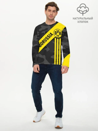 Мужской лонгслив базовый / ФК БОРУССИЯ / FC BORUSSIA