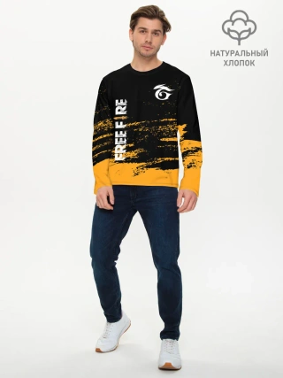 Мужской лонгслив базовый / Free Fire ? Фри Фаер.