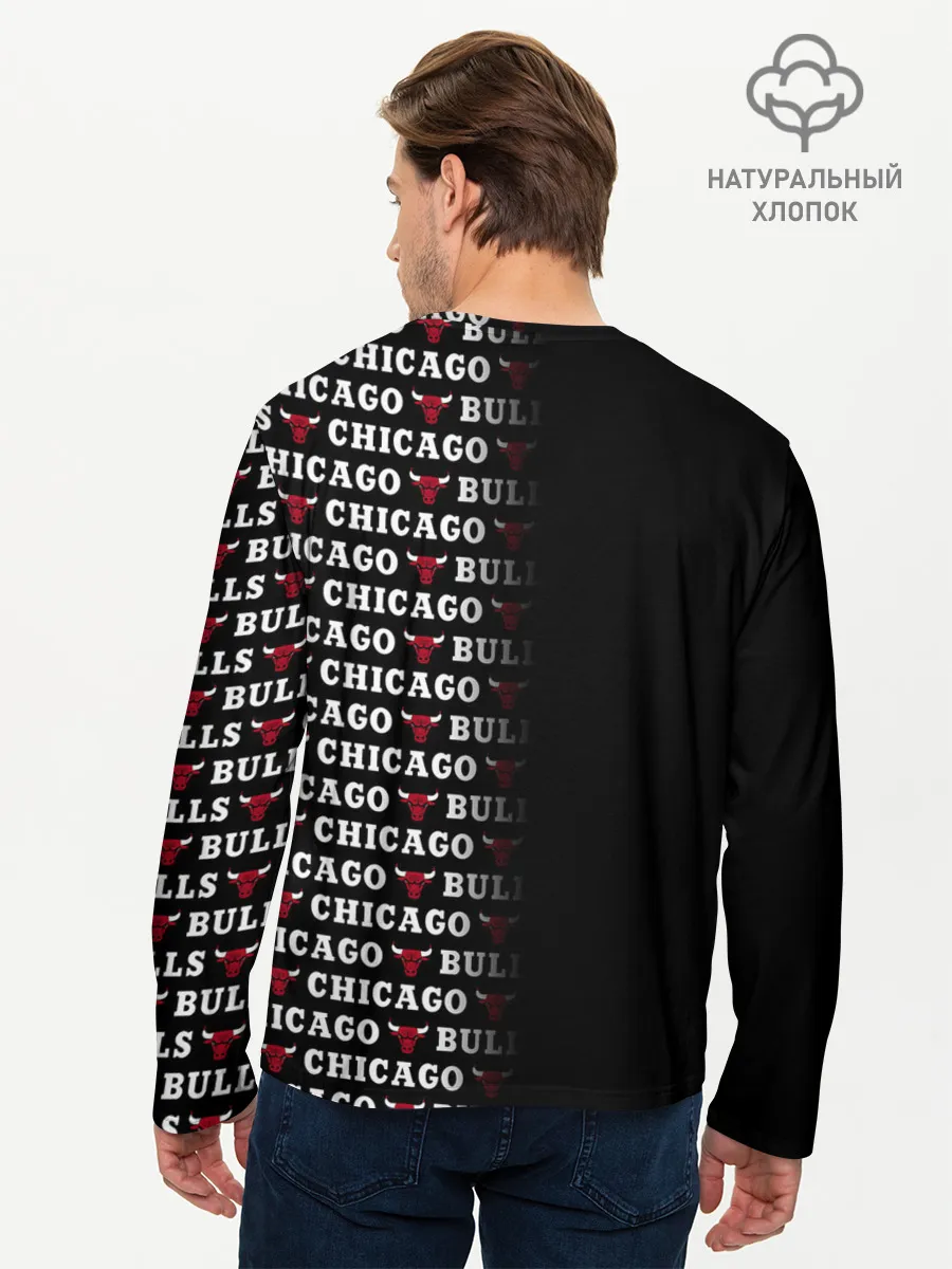 Мужской лонгслив базовый / CHICAGO BULLS [7]