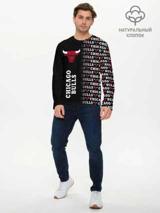 Мужской лонгслив базовый / CHICAGO BULLS [7]