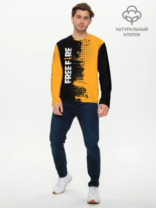 Мужской лонгслив базовый / Free Fire ? Фри Фаер.