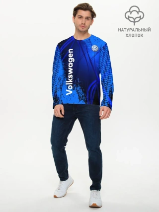Мужской лонгслив базовый / Volkswagen