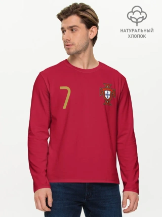 Мужской лонгслив базовый / Ronaldo 7