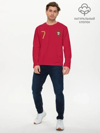 Мужской лонгслив базовый / Ronaldo 7