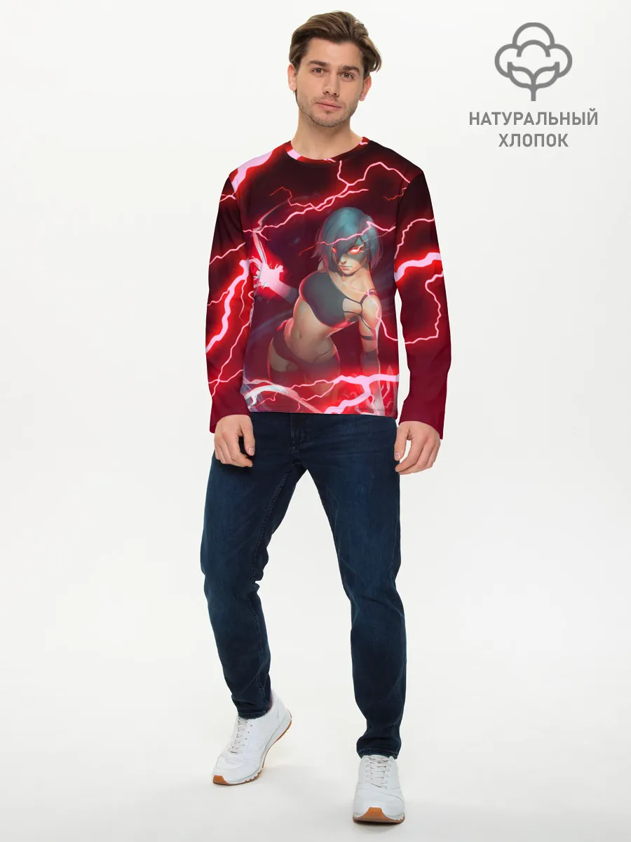 Мужской лонгслив базовый / Ниер | Nier Automata