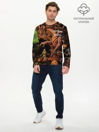 Мужской лонгслив базовый / Dungeons and Dragons | Схватка