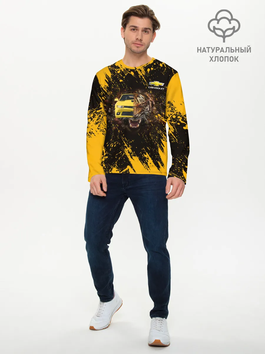 Мужской лонгслив базовый / Chevrolet
