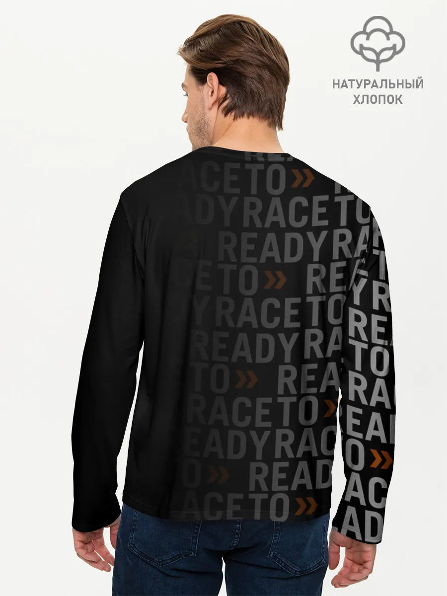 Мужской лонгслив базовый / KTM MOTORCYCLES / КТМ МОТОЦИКЛЫ