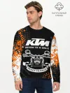 Мужской лонгслив базовый / KTM MOTORCYCLES / КТМ МОТОЦИКЛЫ