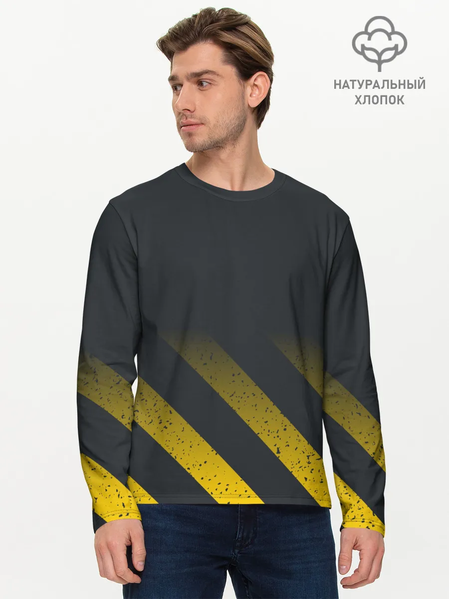 Мужской лонгслив базовый / Black