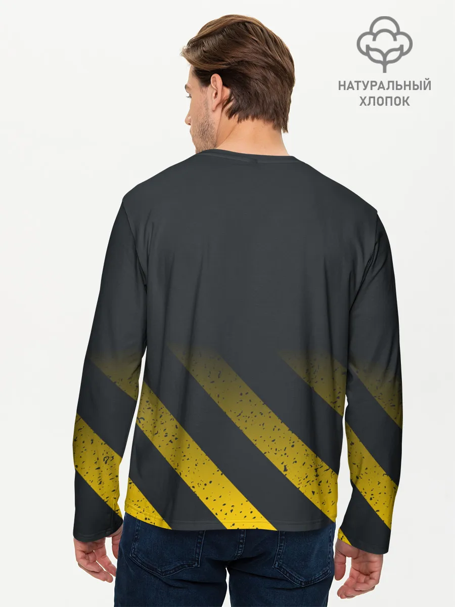 Мужской лонгслив базовый / Black