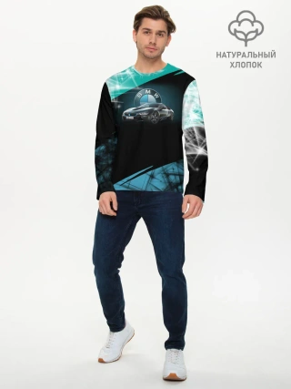 Мужской лонгслив базовый / BMW