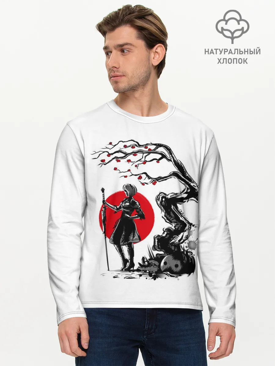 Мужской лонгслив базовый / 2B | Sakura