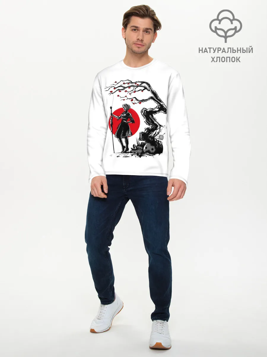 Мужской лонгслив базовый / 2B | Sakura