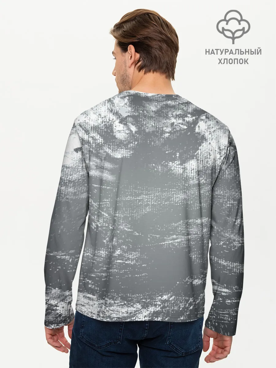 Мужской лонгслив базовый / Крокодил и птичка Miam